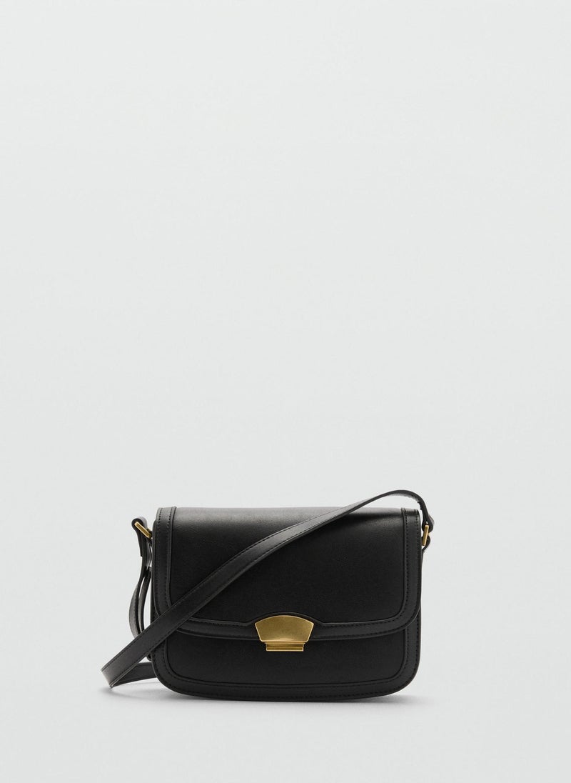 MANGO Crossbody Bag With Metal Closure  - Image 1