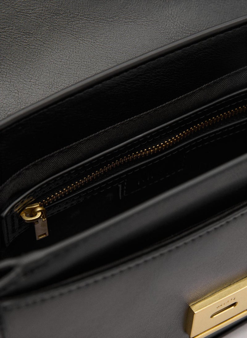 MANGO Crossbody Bag With Metal Closure  - Image 4