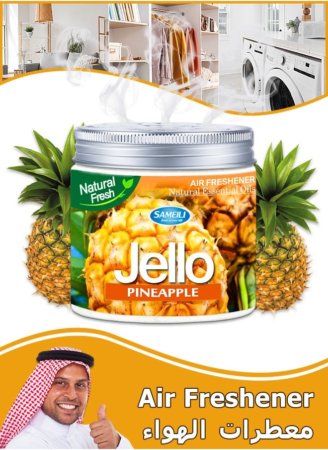 SAMEILI Air Freshener - Pineapple Scent - Odor Eliminator -Scent Freshener - Room, Closets, Bathrooms, Car - 220g  - Image 1
