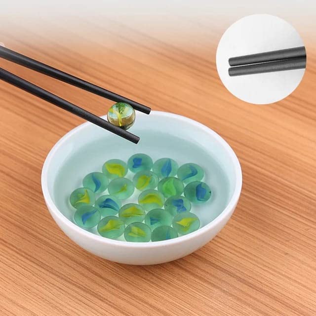 RIANZ Reusable Chopsticks Dishwasher Safe95 Inch Fiberglass Chopsticks Set Japanese Chinese Korean Chopsticks for Food NonSlip Easy to Use Pack of 2 Pair - Image 4