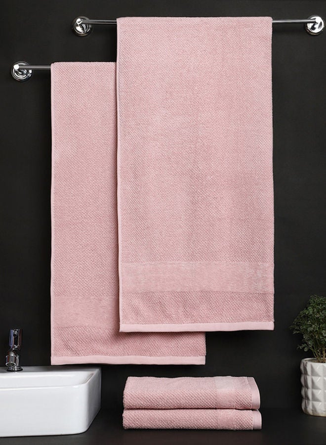 Raymond Home Towel Gift Sets 600 GSM 2 Bath & 2 Hand Towels Super Soft  Pure Cotton (75 x 150 cm(2) + 40 x 60 cm (2)) Towel - Image 3