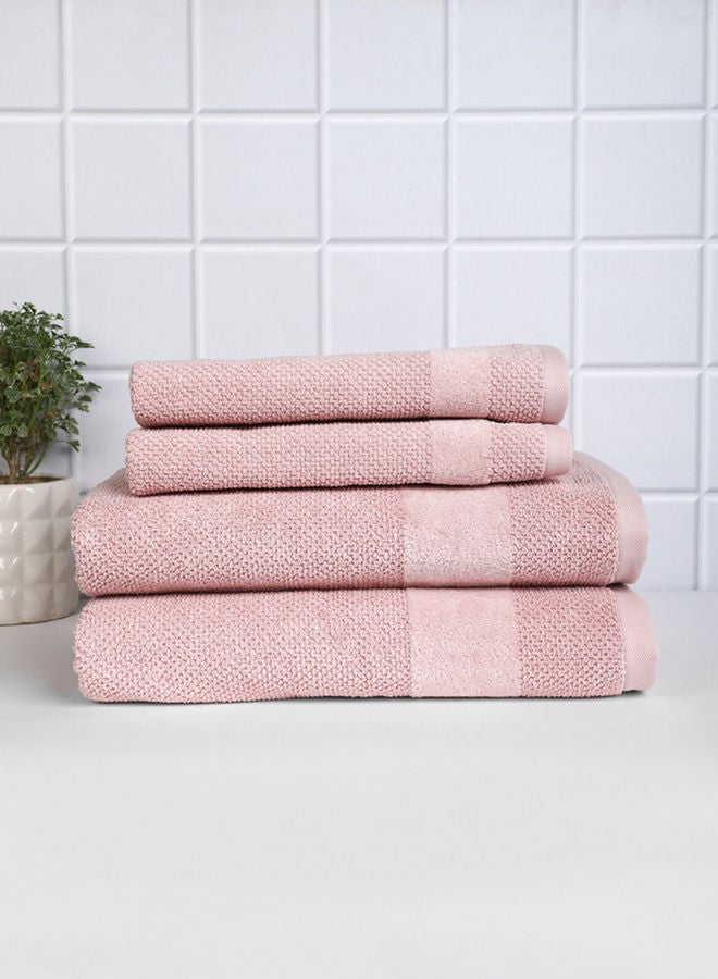 Raymond Home Towel Gift Sets 600 GSM 2 Bath & 2 Hand Towels Super Soft  Pure Cotton (75 x 150 cm(2) + 40 x 60 cm (2)) Towel - Image 4