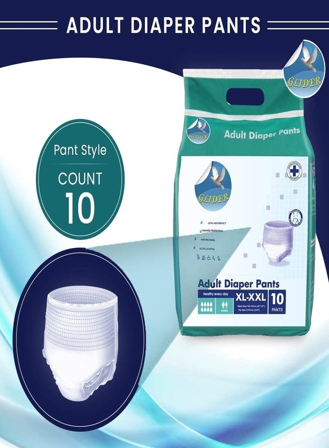 جلايدر [إشعار إطلاق جديد] حفاضات غلايدر للكبار مقاس XL-XXL مع قدرة امتصاص فائقة - 120-145 سم، 47-57 بوصة ((عبوة من قطعتين (20 قطعة)) - Image 5