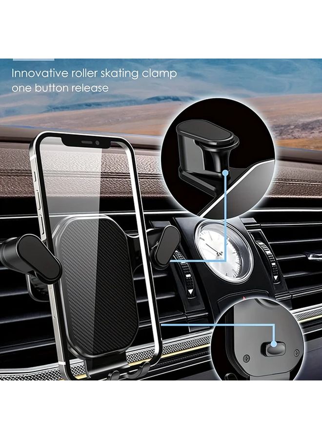Gravity Car Phone Holder Air Vent Clip Mount for 4 7 to 6 7 Inch Mobile Devices - Image 2