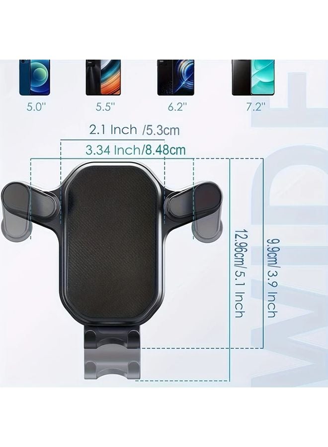 Gravity Car Phone Holder Air Vent Clip Mount for 4 7 to 6 7 Inch Mobile Devices - Image 3