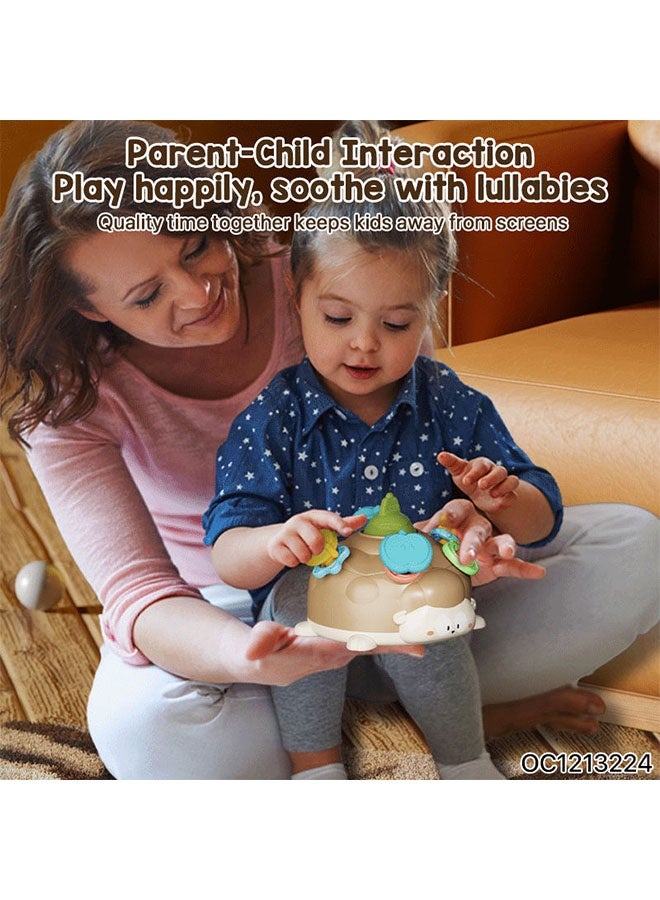 Baby rattle toys Baby rattle teether Early education cognitive toys Montessori Learning Animal Busies Ball Toy  Hand Eye Coordinate Training Suitable for babies aged 0-3 years - Image 4