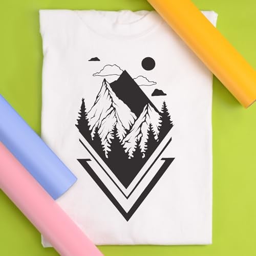 SISER فيلم نقل الحرارة سيسر إيزي ويد 11.8" × 10 قدم (أسود) - متوافق مع كريكت، سيلويت وغيرها من آلات القطع الحرفية/المهنية - معتمد من CPSIA - Image 4