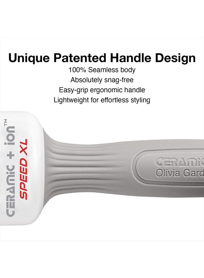 Olivia Garden Ceramic + Ion Speed XL Extra-Long Barrel Hair Brush CIXL-45 (1 3/4") - Image 4