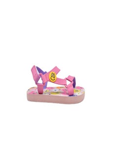 CUBS Smiles Print Everyday Wear Adjustable Back Strap Eva Sling Sandals For Girls Lightweight Easy To Wash And Anti-Slip Soles  - Image 3