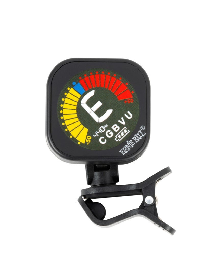 Ernie Ball ProTune Clip-On Tuner | P09627 | USB-C Rechargeable | 5 Tuning Modes | Color Display | Auto Power-Off