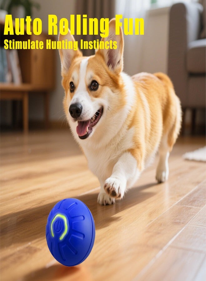 BIONEMAGILI Interactive Self-Moving Pet Toy Ball - Motion-Activated Auto Rolling, Military-Grade Chew Resistant, USB-C Rechargeable for Small Dogs & Cats (Orange, Small1 - Image 2