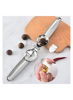 Bukela Stainless Steel Chestnut Cutter,  Nut Cracker Sheller Walnut Pliers, Metal Nut Opener Plier,  304 Stainless Steel Kitchen Tools,  Nut Walnut,Kitchen Dried Fruit Opener  - Image 2