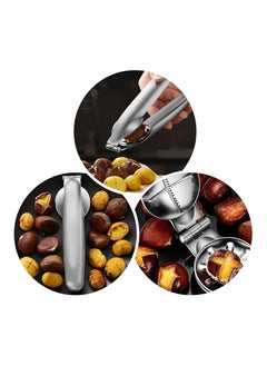 Bukela Stainless Steel Chestnut Cutter,  Nut Cracker Sheller Walnut Pliers, Metal Nut Opener Plier,  304 Stainless Steel Kitchen Tools,  Nut Walnut,Kitchen Dried Fruit Opener  - Image 3