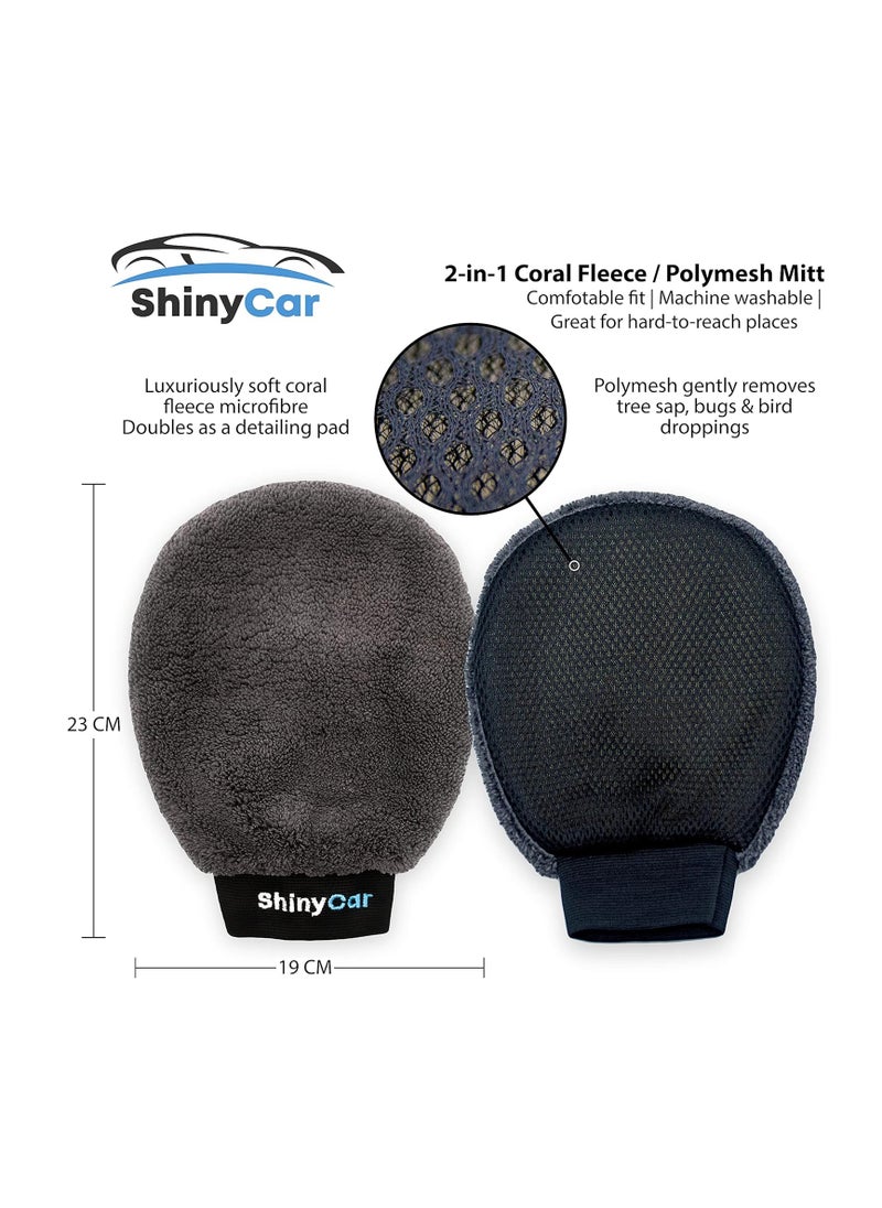 UK Premium 2 Professional Car Wash Mitts Microfibre Noodle Washing Mitt and Microfiber Detailing Glove With Soft Mesh For Bugs Valeting Kit Gift Product Safer than Cleaning Cloth Sponge - pzsku/Z22AB18285CFE11CD3B9AZ/45/_/1734599610/20b5df68-cbb3-4b4c-a072-9e7065724b1a