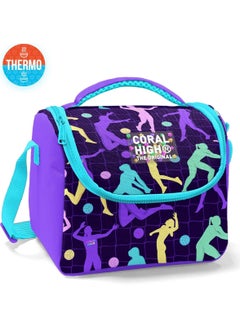 CORAL HIGH Kids Purple Volleyball Patterned Thermo Lunchbox 11776  - Image 3
