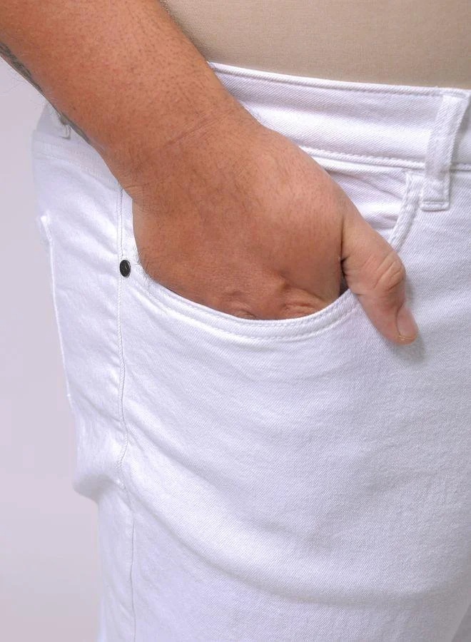 HARDSODA  Men Plus Size Carrot Fit Solid Mid-Rise Stretchable Jeans for Men | Best Price UAE