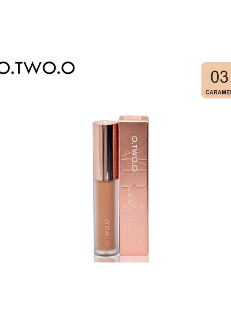 O.TWO.O O2O High Coverage Concealer - 03 Caramel - Image 1