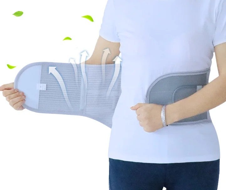 Bluejw Workout Sweat Enhancer Waist Trimmer Belt - Premium Slimming Back Support Brace for Faster Weight Loss - Image 3