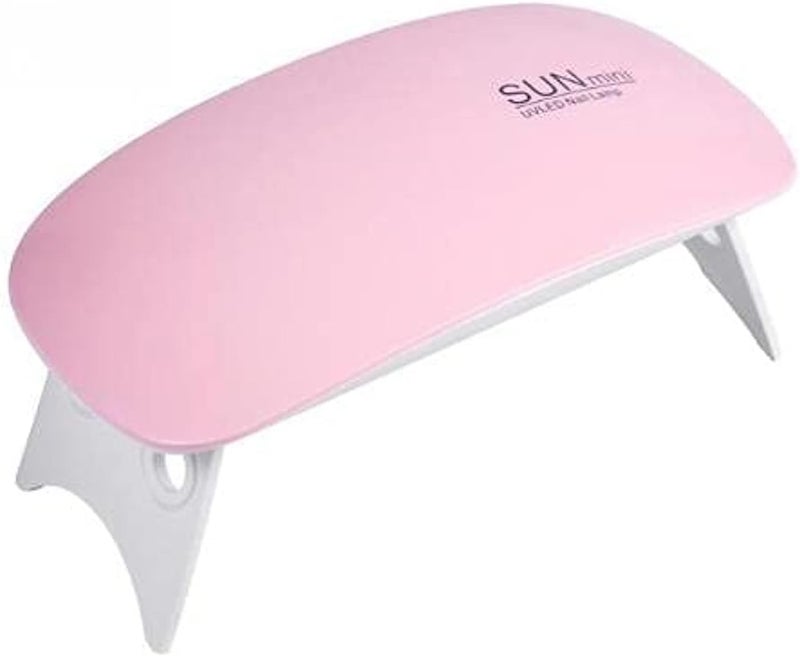 Sun Portable USB Cable Primer Gel Mini 6W UV LED Lamp Nail Dryer - Pink - Image 1