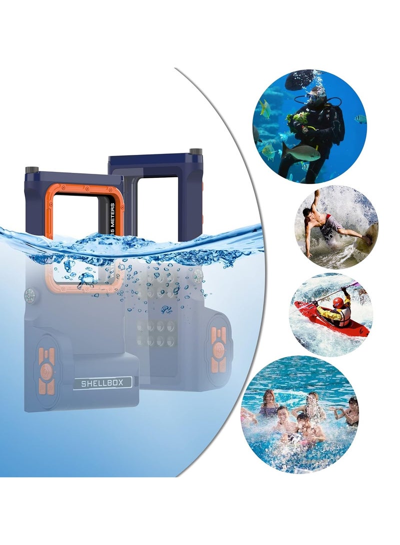 MRUOZRUI Bluetooth Connection 3rd Generation Diving Phone Case, Professional 15m/50ft Underwater Photography Housings Case for Snorkeling Scuba Dive Waterproof Phone Case for iPhone/Samsung/Universal - Image 4