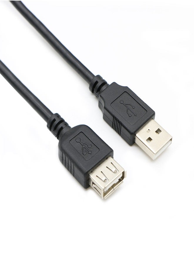 Pasow USB 2.0 Type A Male to Type A Female Extension Cable AM to AF Cord Black (30Feet/10M) - Image 1