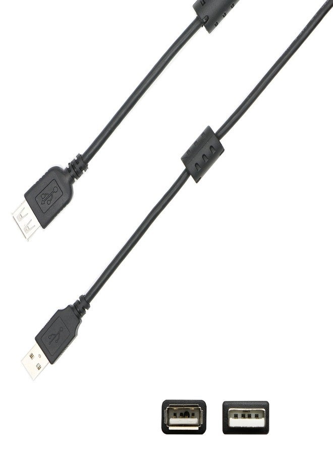 Pasow USB 2.0 Type A Male to Type A Female Extension Cable AM to AF Cord Black (30Feet/10M) - Image 3