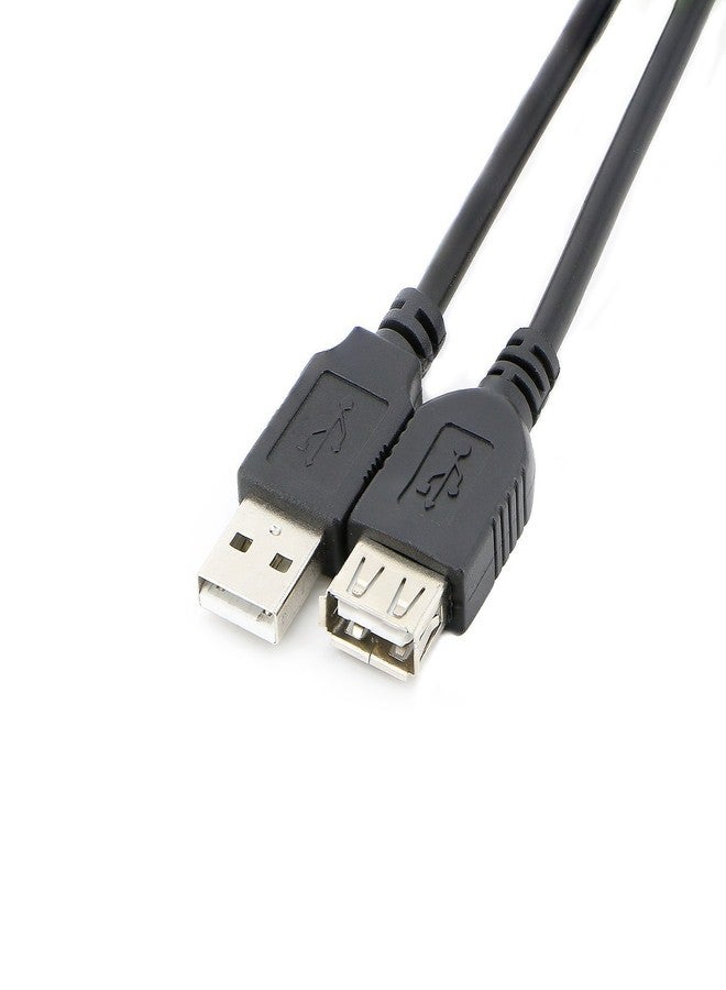 Pasow USB 2.0 Type A Male to Type A Female Extension Cable AM to AF Cord Black (30Feet/10M) - Image 2