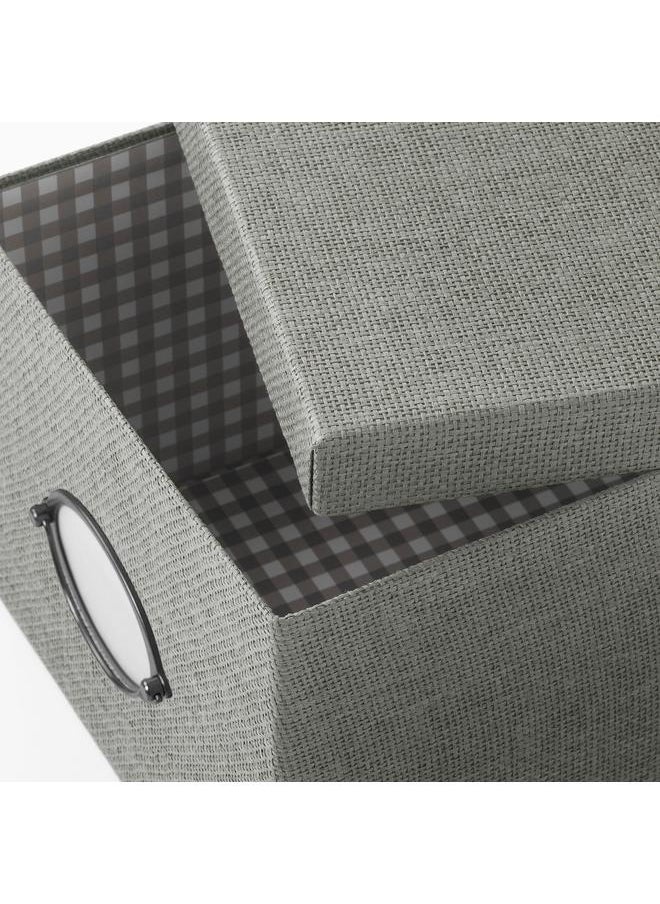 Generic Storage box with lid, grey, 25x35x20 cm  - Image 2