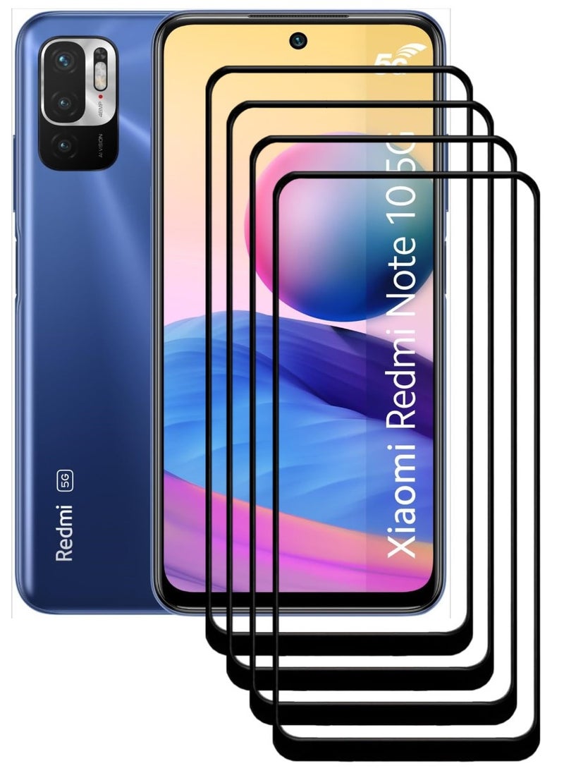 ACLIX 4 Pieces Antistatic ESD Dustproof Premium Quality High Definition Tempered Glass Screen Protector Designed For Xiaomi Redmi Note 10 5G - Image 1