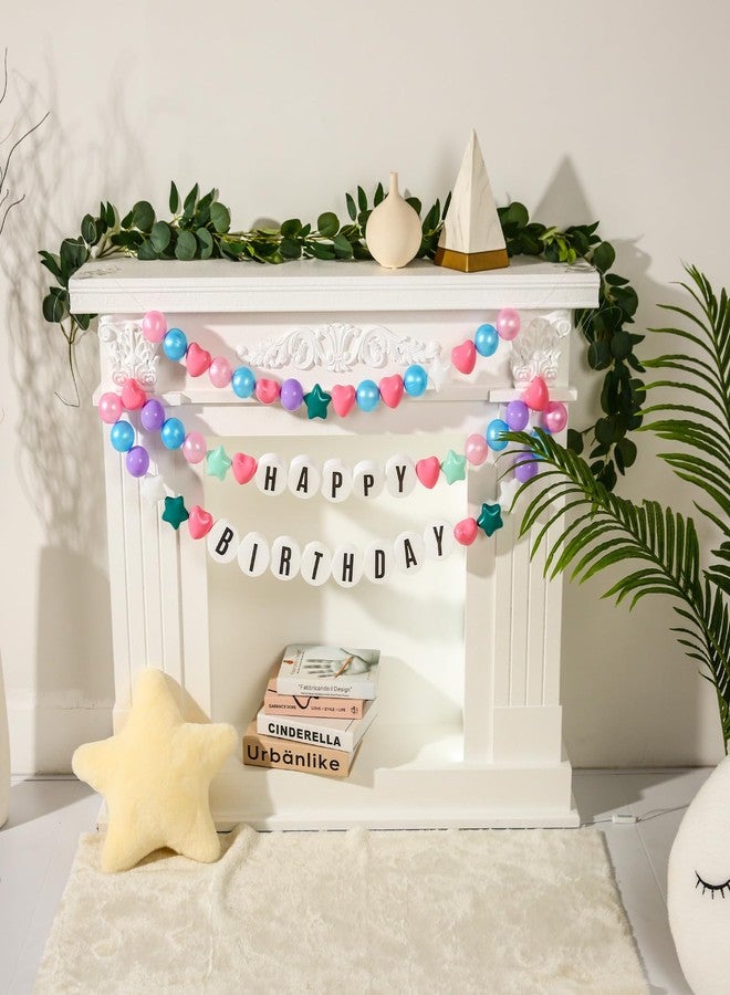 TRENDPLAY مجموعة أساور الصداقة العملاقة مع 50 كرة بلاستيكية، 24 دائرة إسفنجية لمجموعة الحرف اليدوية، اصنعي ديكورات حفلات أعياد الميلاد/الكريسماس النابضة بالحياة مع كرات دائرية على شكل نجمة (أخضر لؤلؤي وردي أزرق) - Image 3