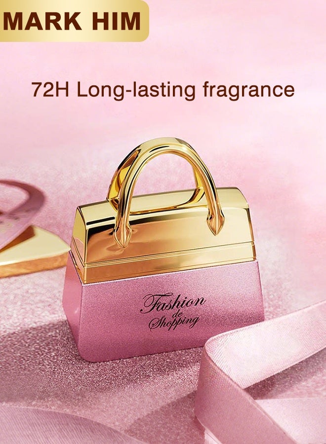 MARK HIM Women's Floral Woody Eau de Parfum 50ml, Jasmine Orange Flower Rose Linden Wood Indian Musk Perfume for Daily Wear, Layering & Special Occasions - Image 3