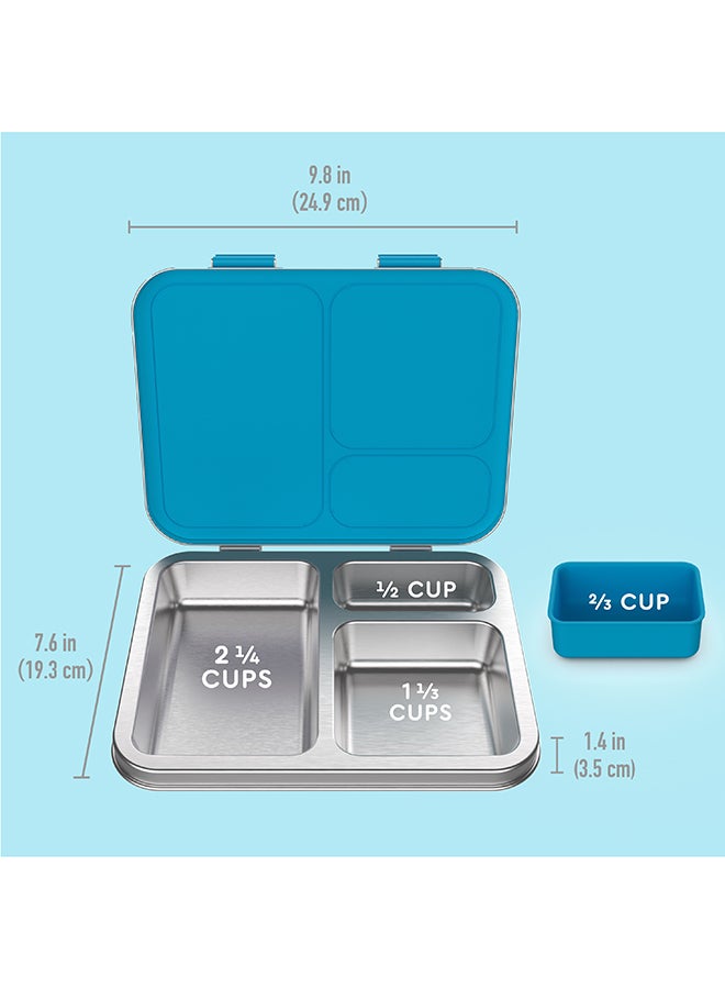 Bentgo Kids Stainless Steel Lunch Box - Dinosaur - Image 3