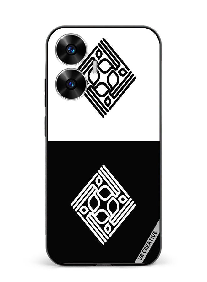 VR CREATIVE Protective Case Cover For Realme C55 Kufi Arabic Calligraphy Design Multicolour - Image 1