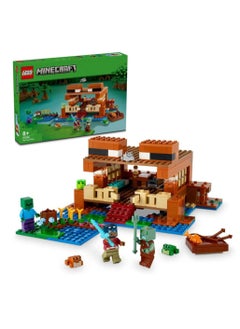 LEGO LEGO Minecraft The Frog House 21256 Building Blocks Toy Set (400 Pieces)  - Image 1