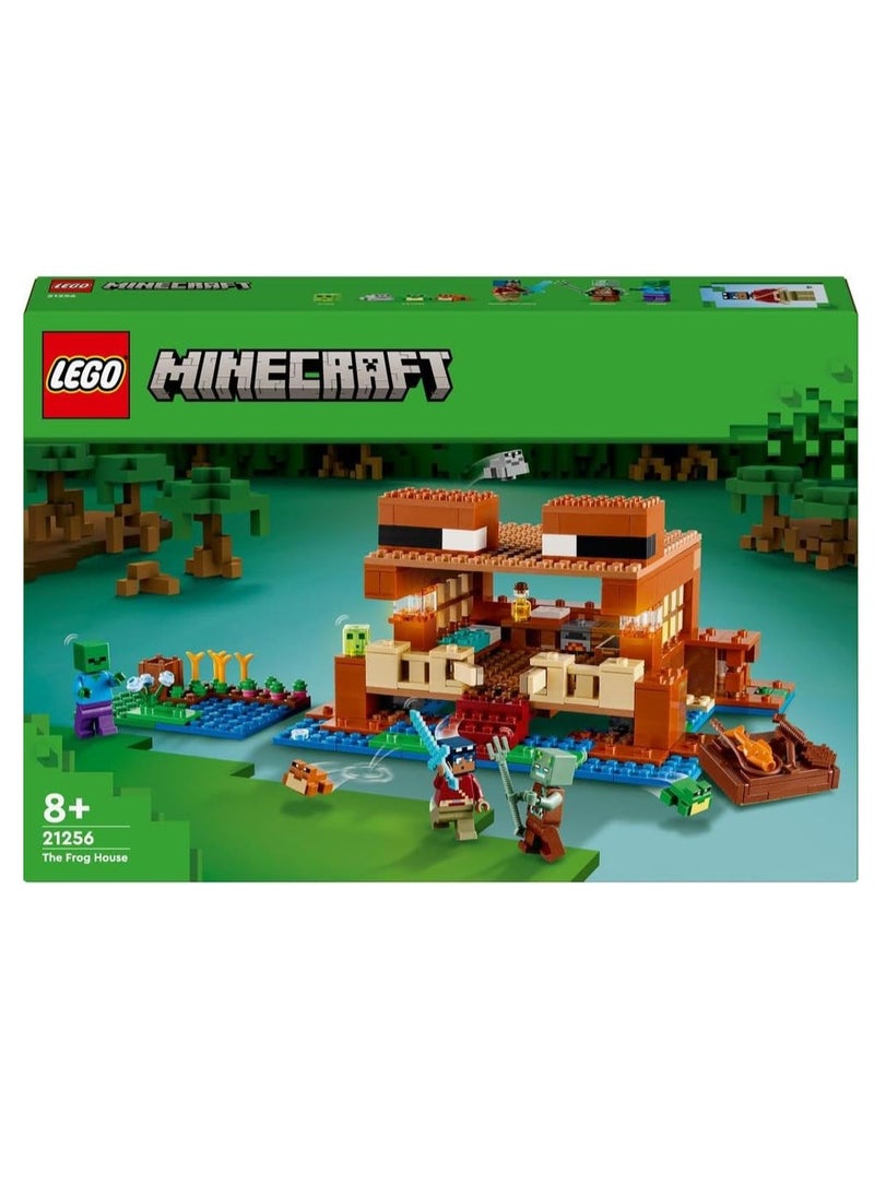 LEGO - LEGO Minecraft The Frog House 21256 Building Blocks Toy Set (400 Pieces) - Image 1