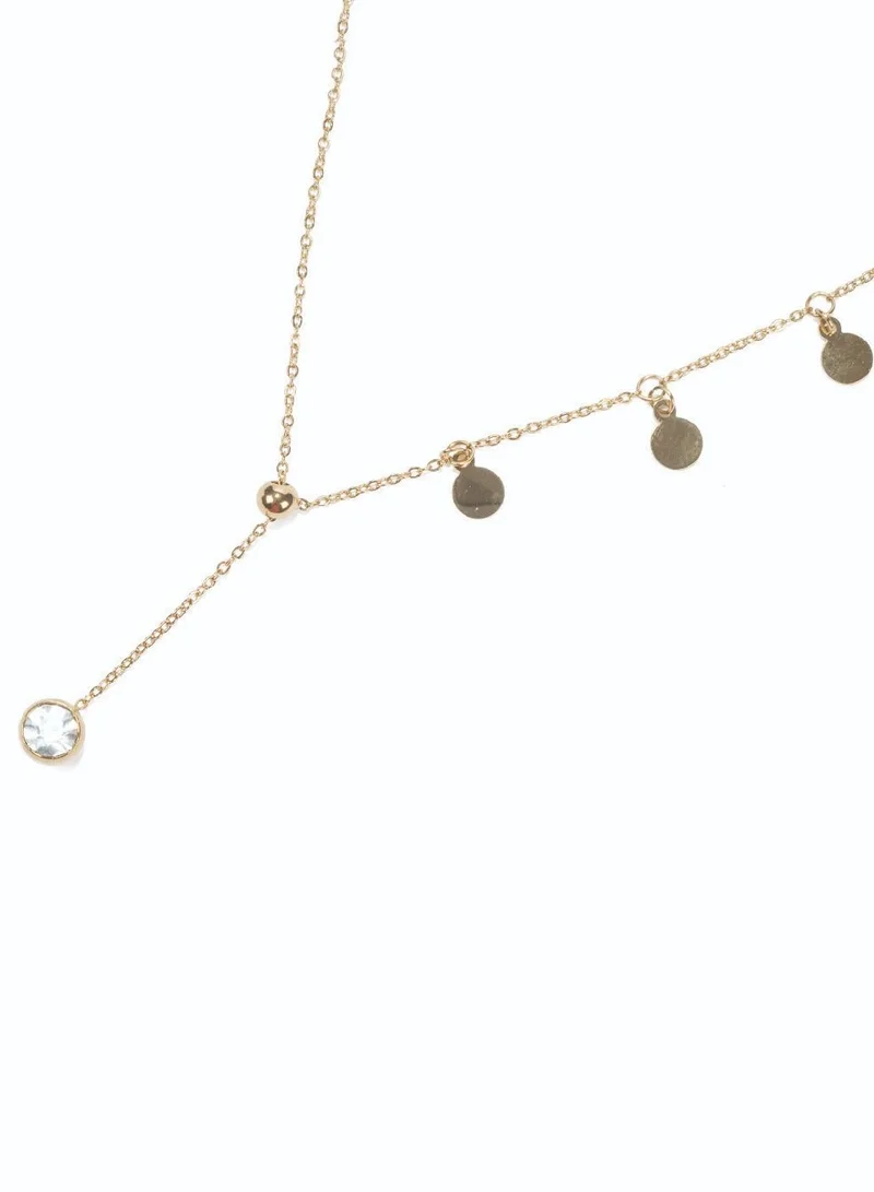 AMICA Dainty Necklace with Playful Disc