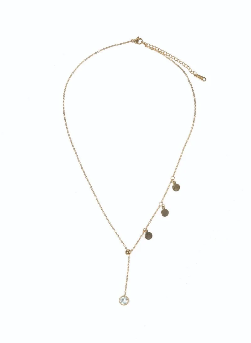 AMICA Dainty Necklace with Playful Disc