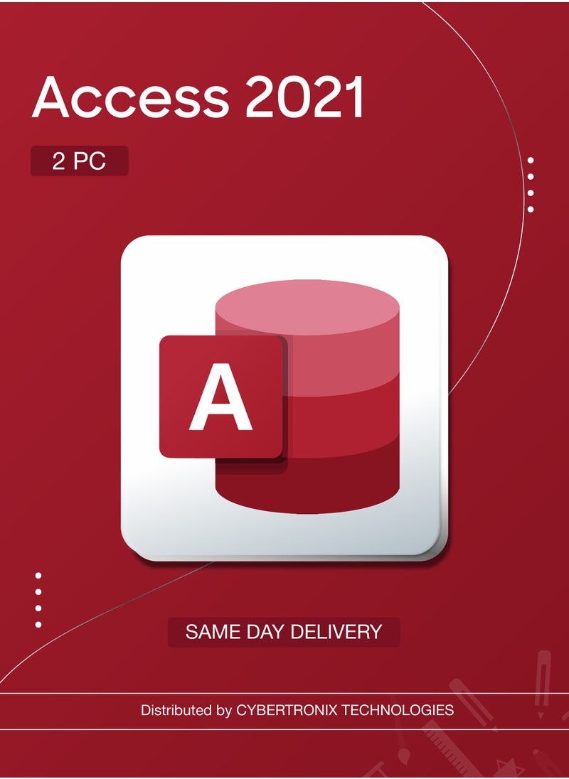 Office - Microsoft Access 2021 2PC | Digital License | Same-Day Delivery - Image 1