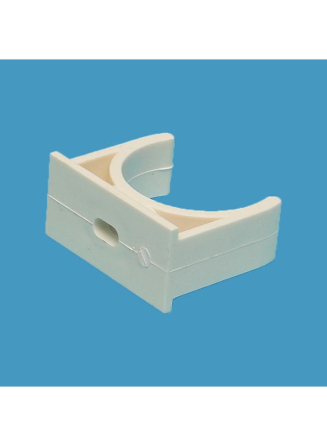 Assemble White Pvc Forced Code Pipe Clamp Electrician Threading Pipe U-shaped Fixed Card Water Supply Threading Pipe U-shaped Card Riding Card-Specifications And Models:50 100/bag  - Image 3