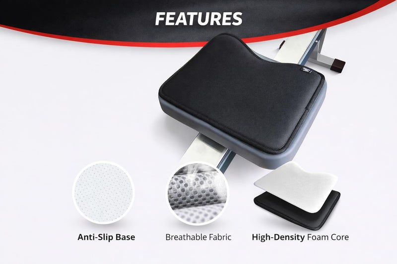 TreadLife Fitness Rowing Machine Seat Cushion - Designed to Fit the Concept2 Rowing Machine - Image 4