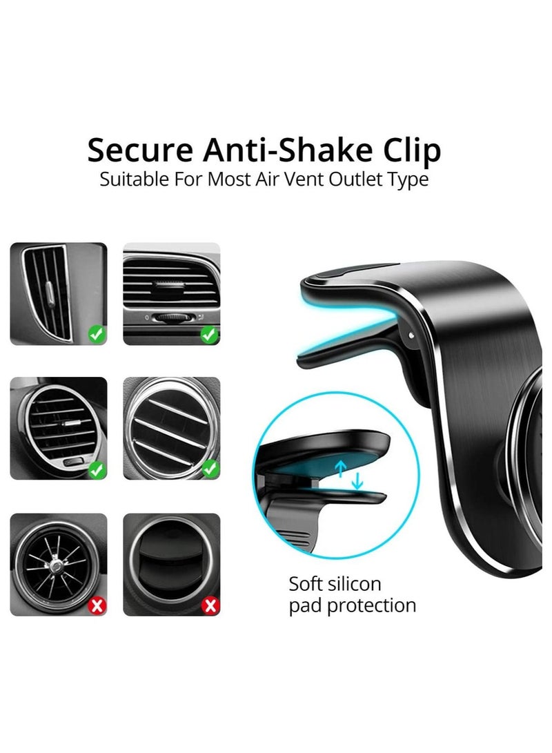 Magnetic Car Phone Holder 360 Rotation Portable GPS Mobile Cell Stand Air Vent Clip Navigation Bracket For iPhone Huawei Samsung - Image 3