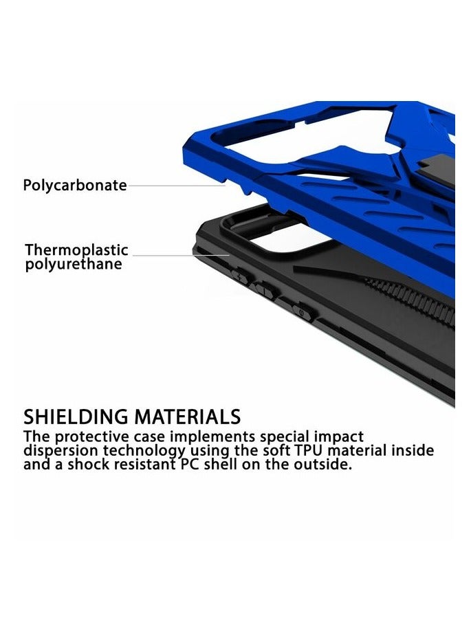 Bills iPhone 14 Pro Premium Armor Case Built-In Kickstand - Military-Grade Shockproof Protective Cover with Reinforced Corners (Blue)  - Image 4