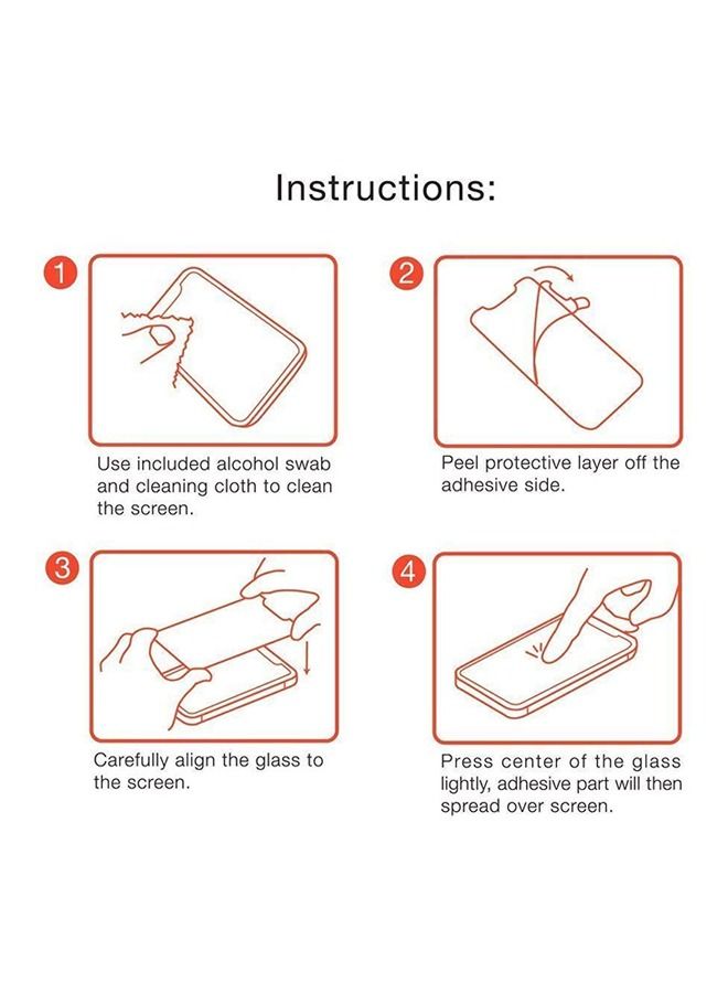 Privacy Screen Protector For Apple iPhone X/Xs Black - Image 5