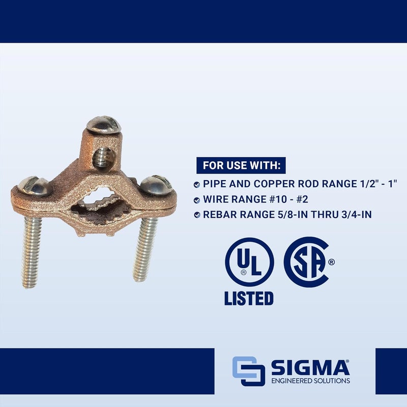 SIGMA ENGINEERED SOLUTIONS ProConnex 41309 Ground Clamp 12 1 - Image 4