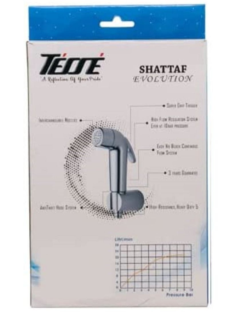 TESSE TESSE Shattaf Evolution Anti Theft Chrome Trigger Spray, Shattaf With Wall Holder SHF 3310CR - Image 2