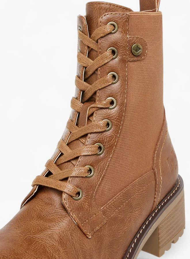 Lee Cooper Women's Solid Ankle Boots with Zip Closure
