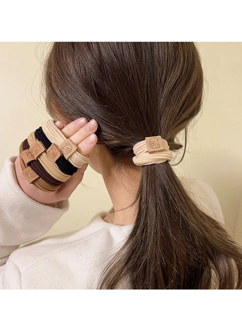 Goolsky 5pcs Adorable Bear-Shaped Elastic Hair Rings - Soft, Comfortable, and Durable Hair Accessories for Teen Girls - Perfect Daily & Casual Gifts for All Seasons  - Image 5