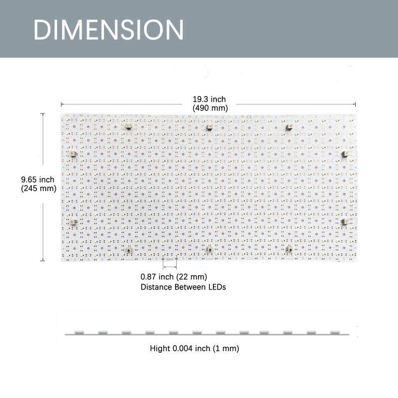 VALIKIY ورقة إضاءة خلفية LED من VALIKIY 4 عبوات 24V 36W 6000K بيضاء، 19.3X9.6 بوصة لكل وحدة، لوحة LED مرنة قابلة للتعتيم للاستخدام مع الحجر/الرخام/الأونيكس/الكوارترز الشفاف على الأسطح والجدران. - Image 4