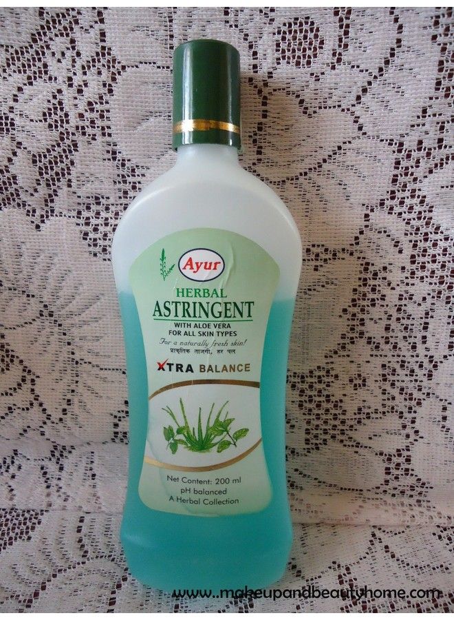 Ayur Herbal Astrigent With Aloe Vera Pack Of 200Ml Liquid - Image 1