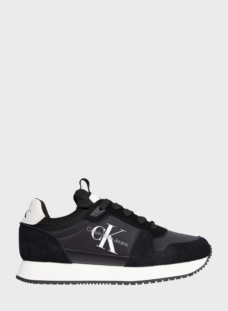 Calvin Klein Jeans Runner Sock Lace Up Sneakers